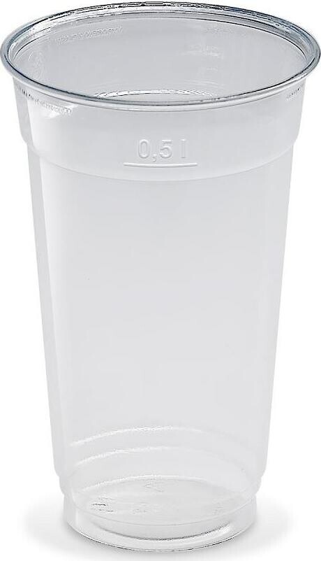 Wimex plastový kelímek 0,5 l, průměr 95 mm - 50 ks