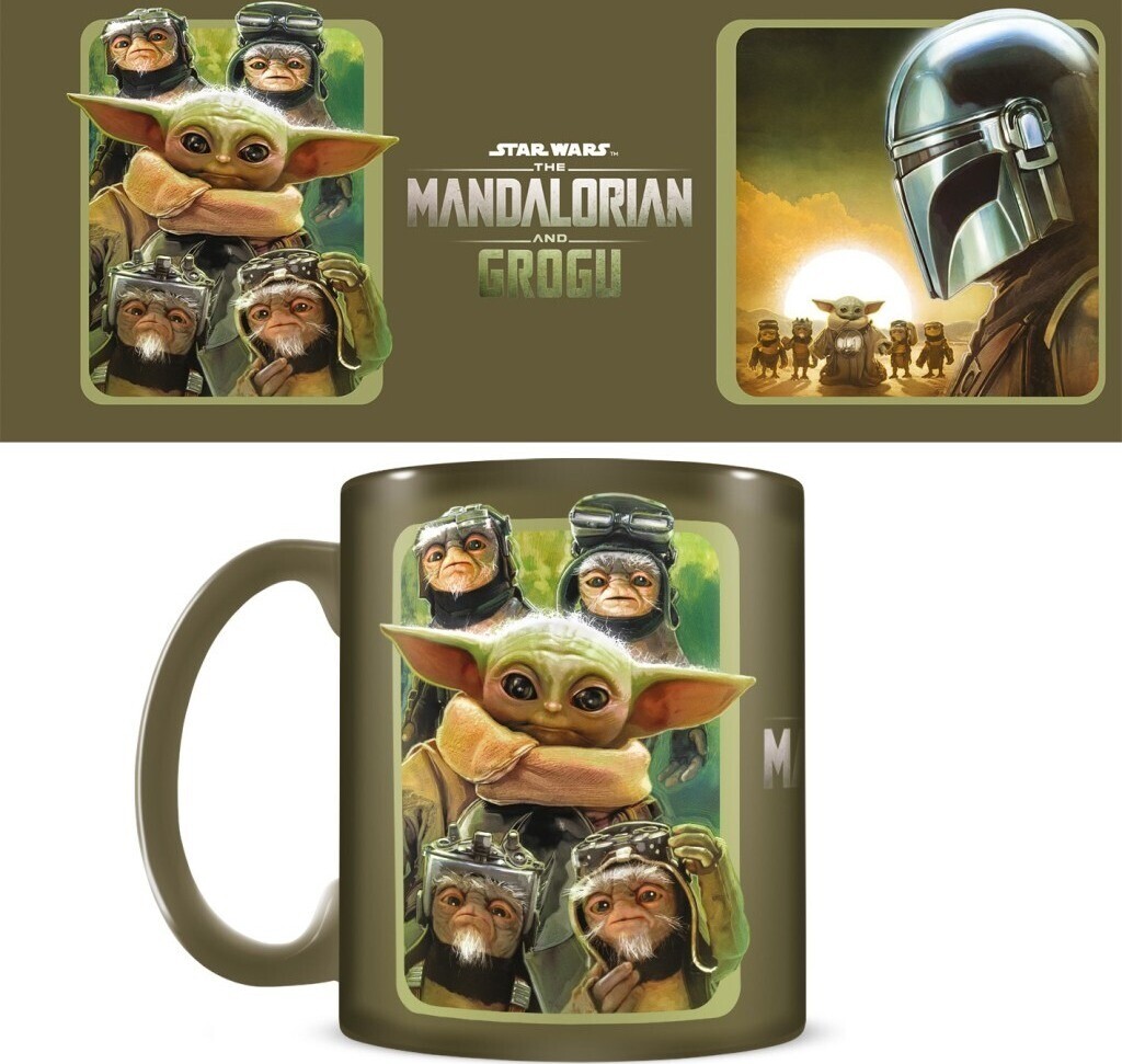 Mandalorian and Grogu - Bounty Hunters - dárková sada (hrnek, podtácek, klíčenka)