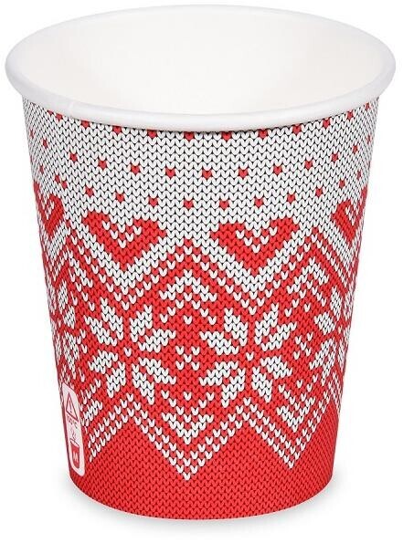 Wimex Téglik papierový Zimné obdobie 280 ml, priemer 80 mm, 50 ks