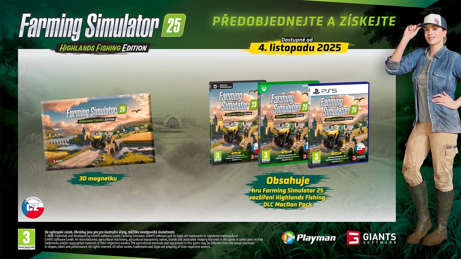 Farming Simulator 25: Highlands Fishing - magnetka