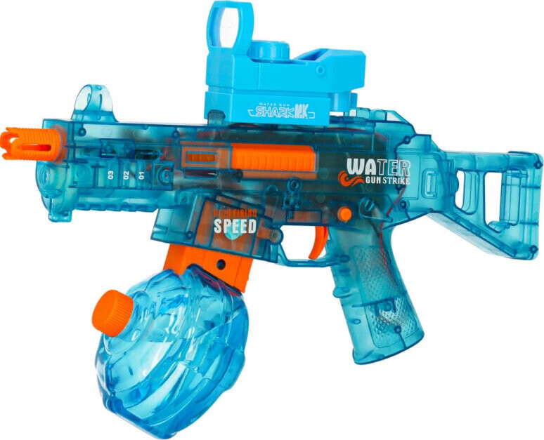 KIK KX3255 Vodní pistole se zásobníkem 350 ml, modrá