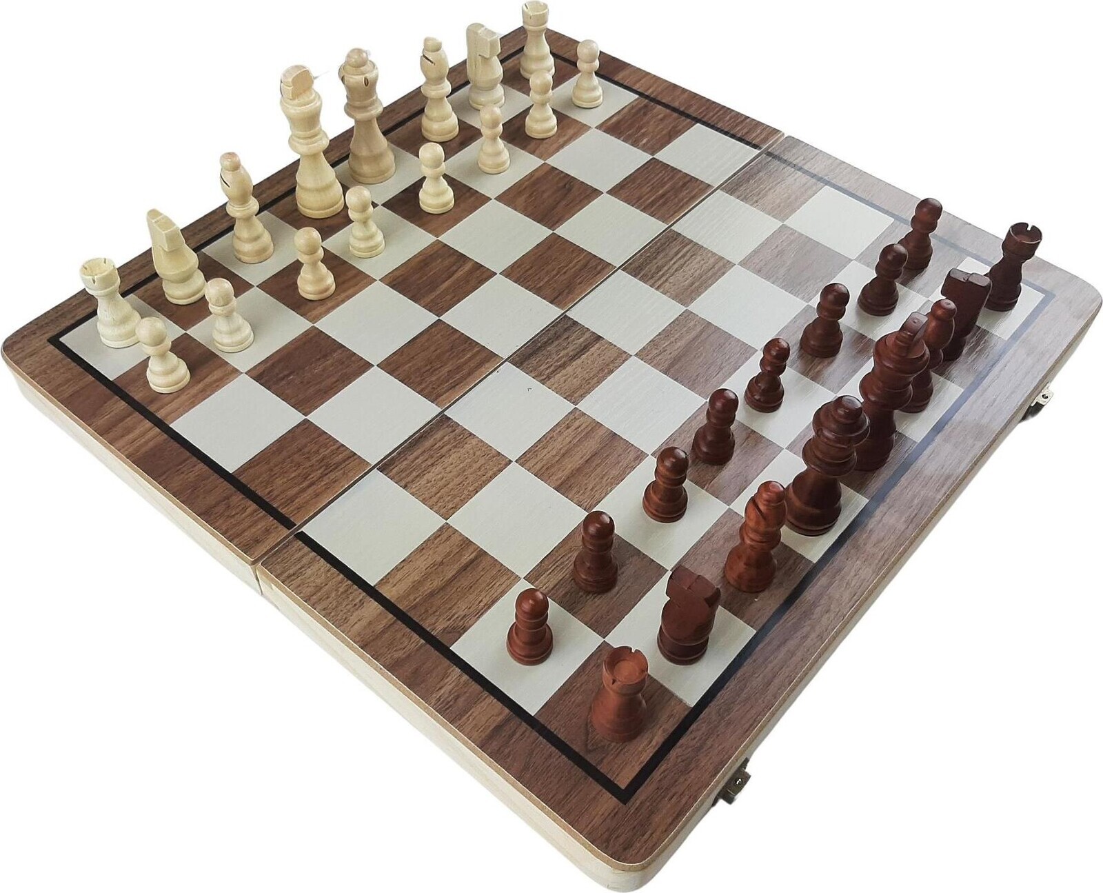 MASTER Šach magnetický drevený – 39 × 39 cm