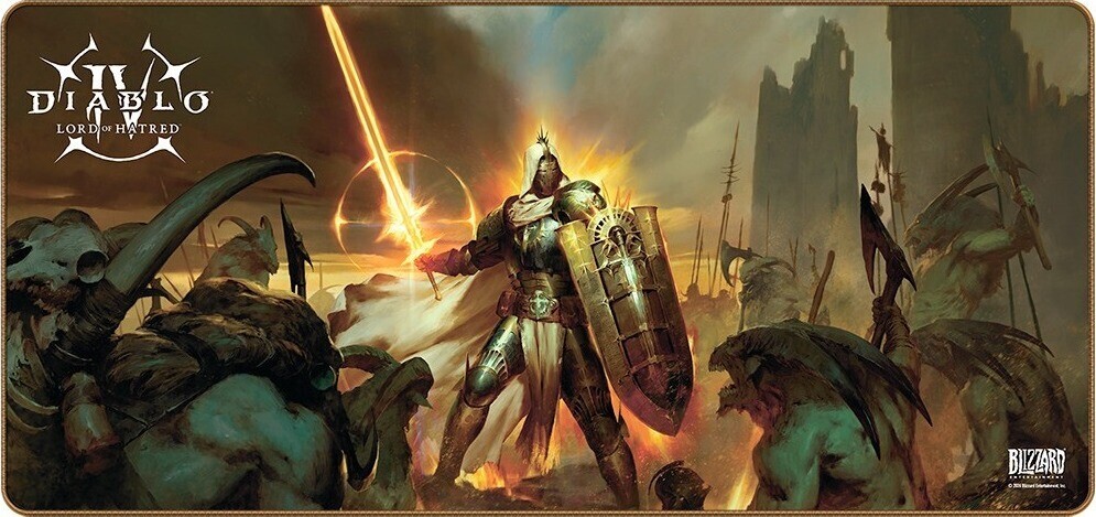 Diablo IV - Lord of Hatred: Paladin - Podložka pod myš a klávesnici