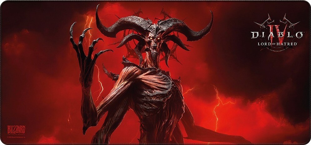 Diablo IV - Lord of Hatred: Mephisto - Podložka pod myš a klávesnici