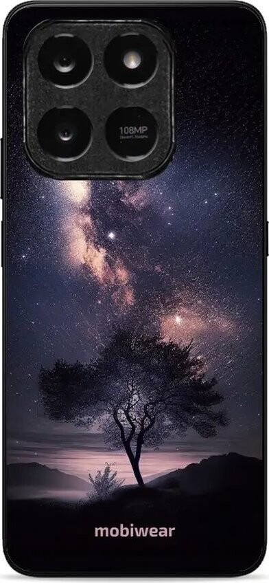 Mobiwear Glossy lesklé puzdro na Honor X7d / Honor 400 Smart 5G - strom s galaxiou