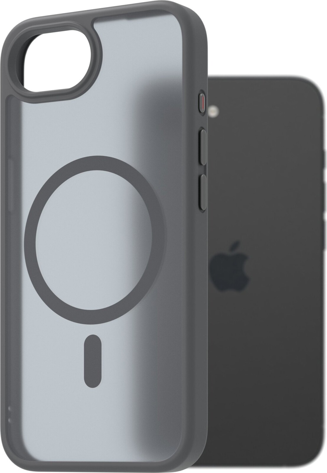 AlzaGuard Matte Case Compatible with Magsafe pre iPhone 16e / 17e sivý