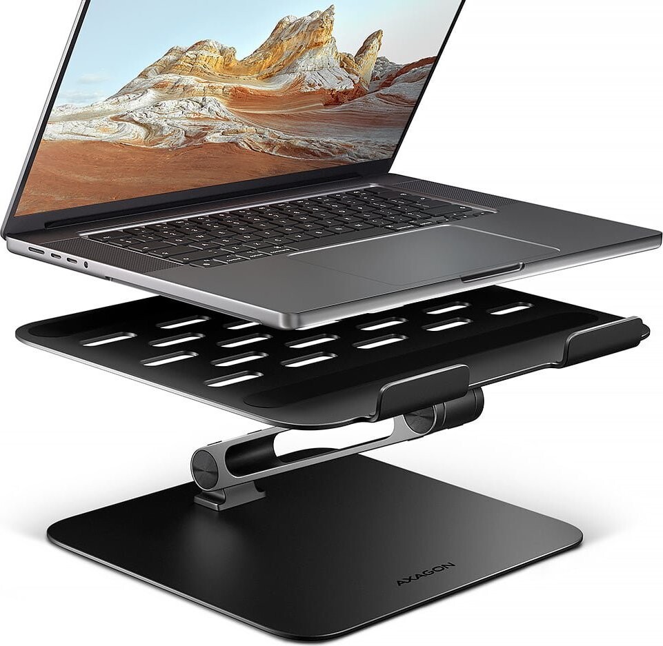 AXAGON STND-LQB hliníkový HQ stojan na notebook 10