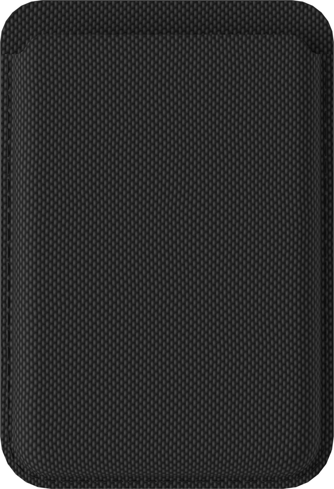 AlzaGuard TechWoven Wallet Compatible with Magsafe – čierny