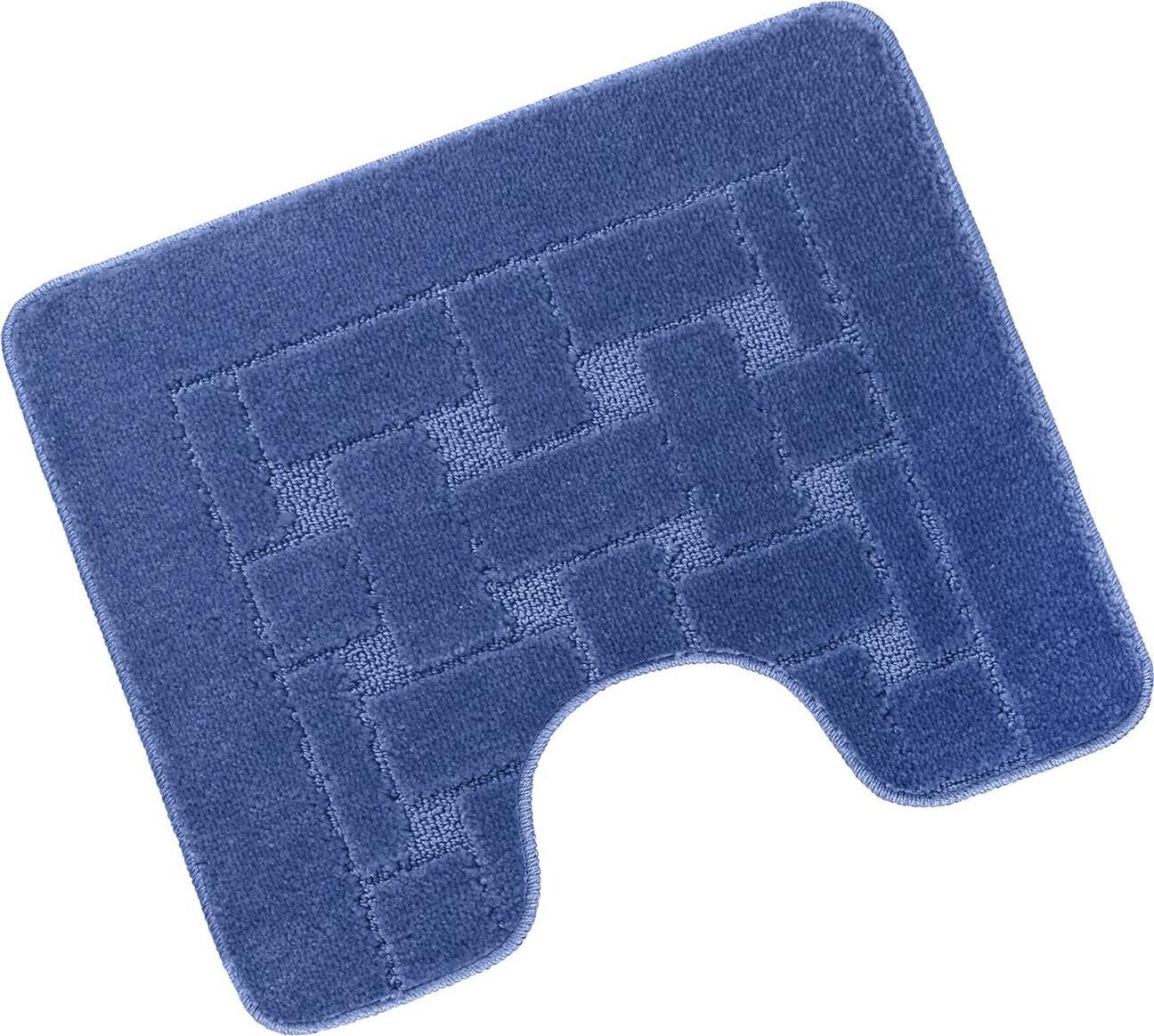 Bellatex Bany Uni 60 × 50 cm 810/009 obdĺžniky modrá