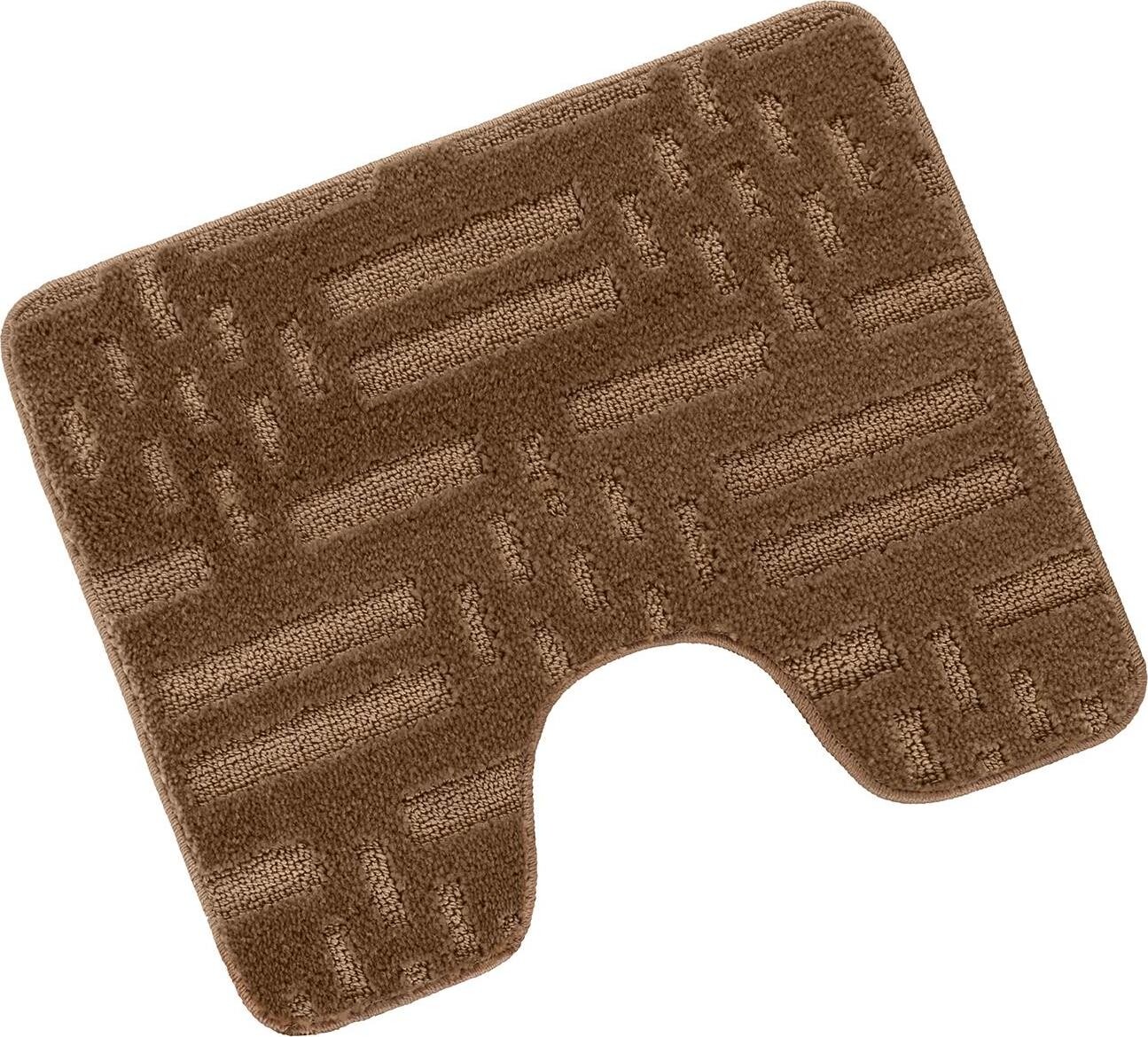 Bellatex Bany Uni 60 × 50 cm 810/010 čiarky hnedá