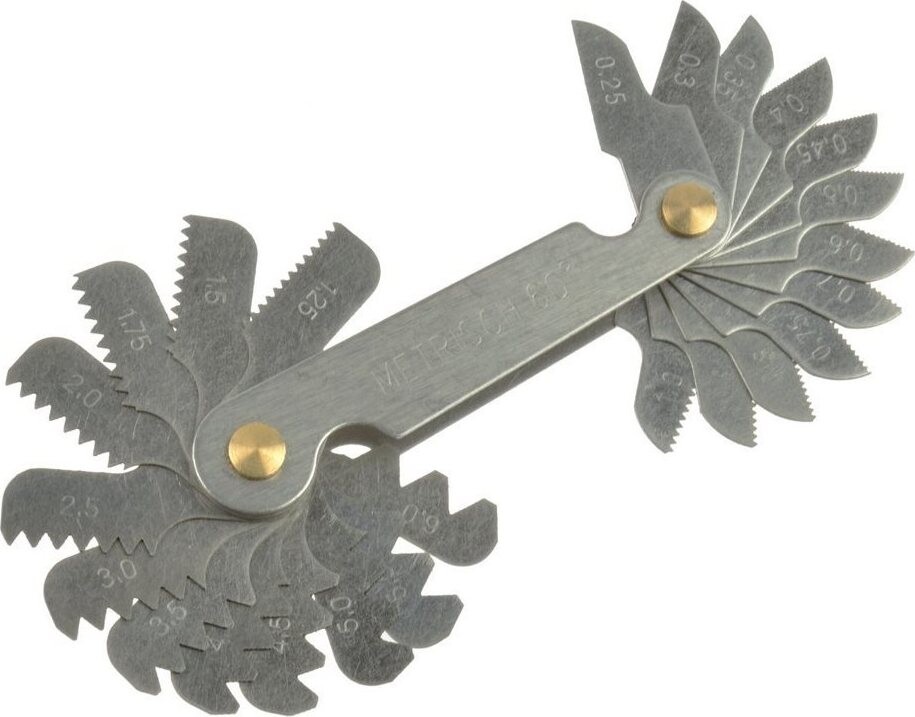 GEKO Mierka závitov 24 ks, 0,25 – 6 mm