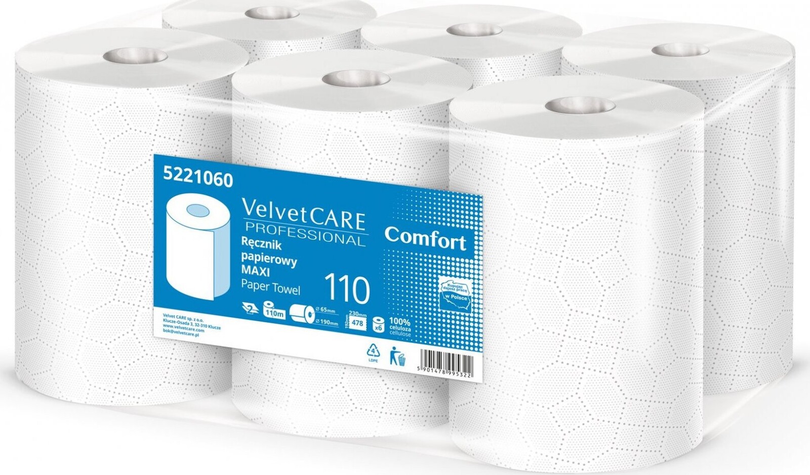 VELVETCARE Professional Maxi Comfort 6 ks