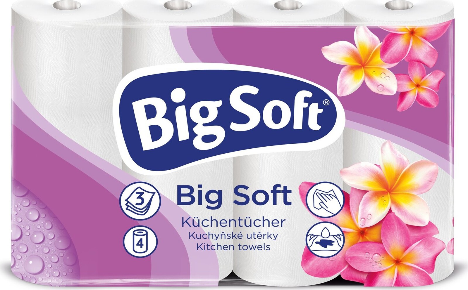 BIG SOFT kuchyňské role (4 ks)