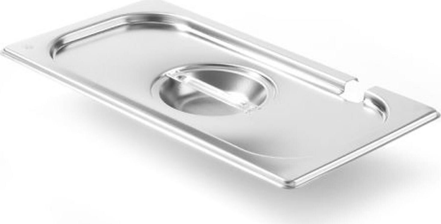 Hendi GN Kitchen Line, oceľové veko s výrezom pre naberačku GN 1/3 - 806944