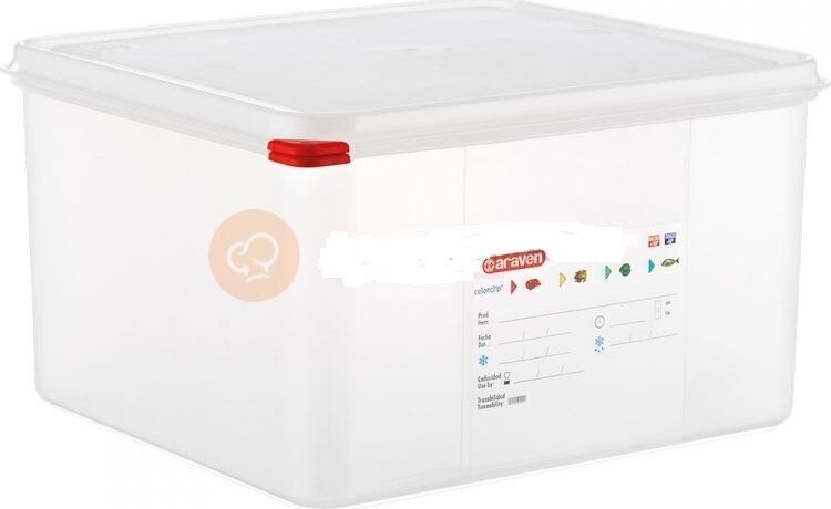 ARAVEN PP GN 2/3 200 mm, 19 l, transparent, vzduchotesná