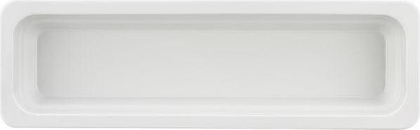 SCHÖNWALD Gastronádoba 2/4 , 530 × 162 mm, v = 20 mm, biela, porcelán