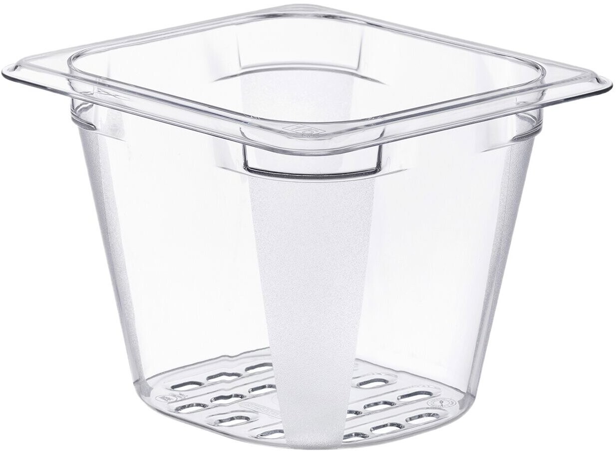 Araven Gastronádoba GN 1/6, polykarbonát, hĺbka 130 mm, 1,9 l, perforovaná