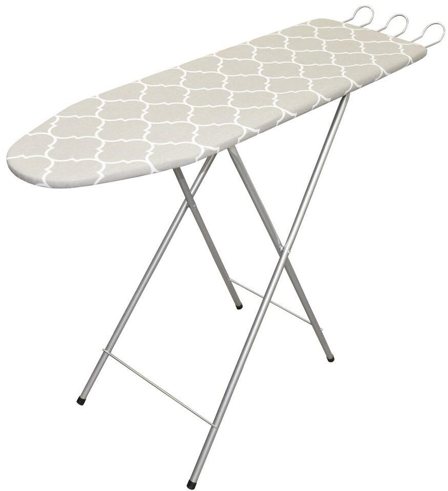 DuraHome žehliaca doska Rock, strieborná, ornament