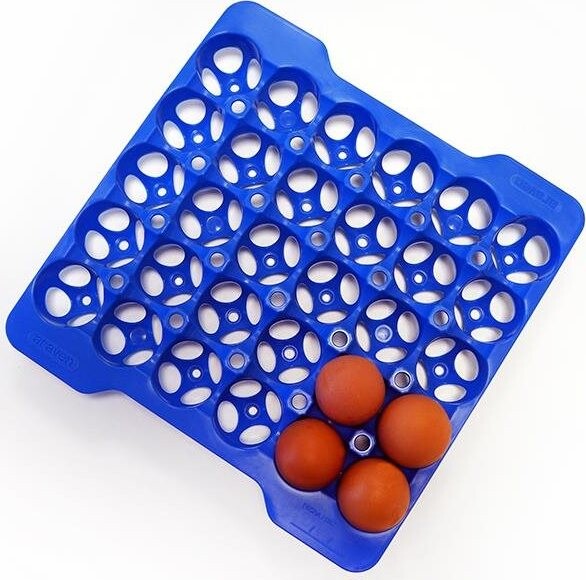 ARAVEN 4 ks perforované náhradné platne do boxu na vajcia GN 2/3