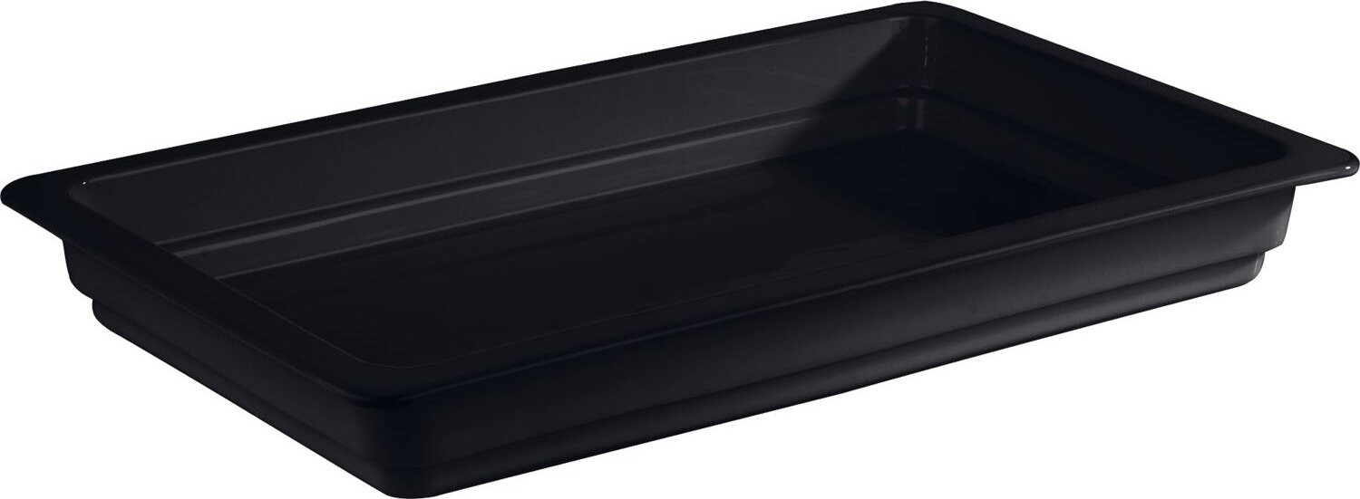 APS Gastronádoba GN 1/1-60 mm, porcelán, čierna