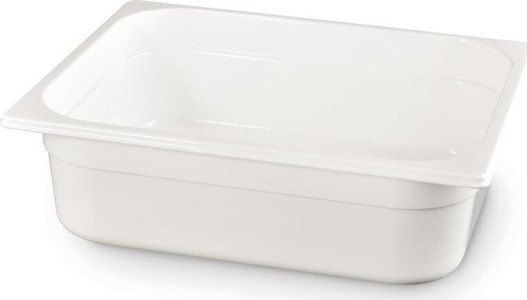 HENDI gn 1/2 – biely polykarbonát, 325 × 265 × 100 mm, 6,5 l 862476