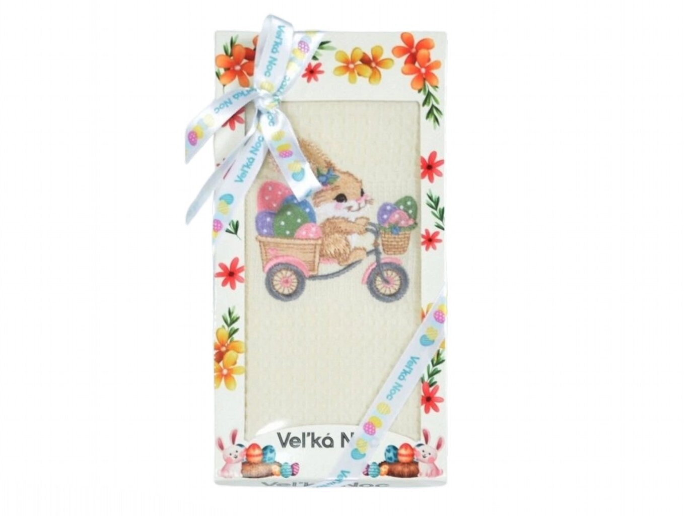 Praktik Dárkové balení utěrky SWAN Velikonoční zajíček 50 × 70 cm, 1 ks