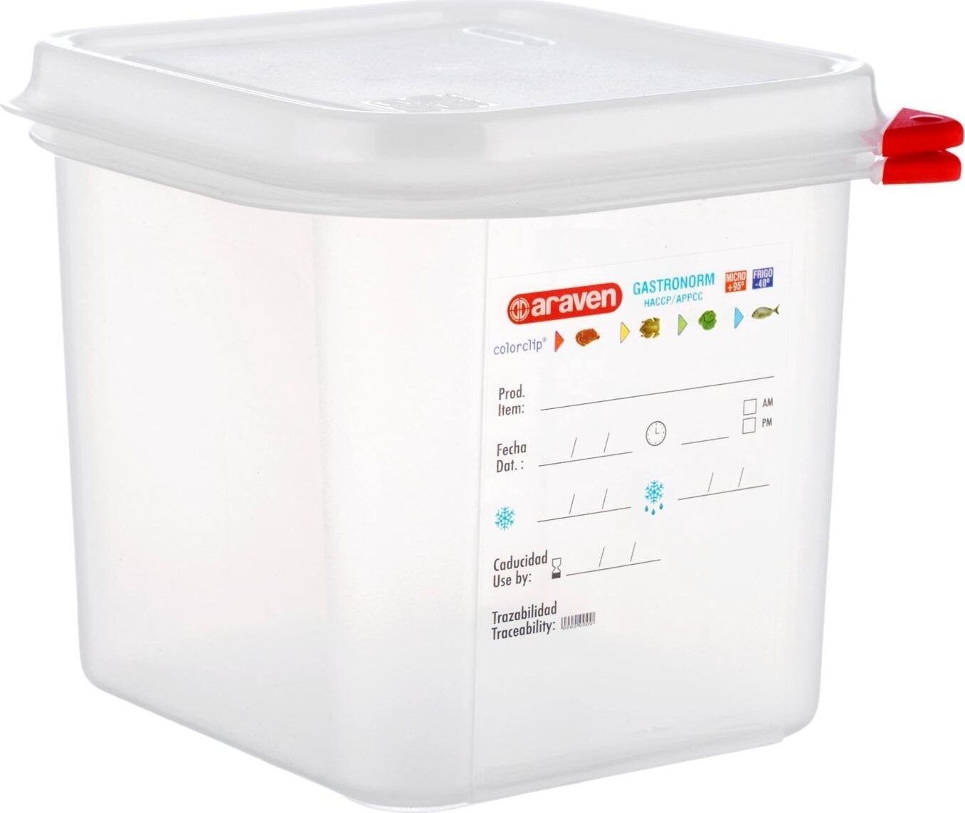 ARAVEN PP GN 1/6 150 mm, 2,6 l, transparent, vzduchotesná
