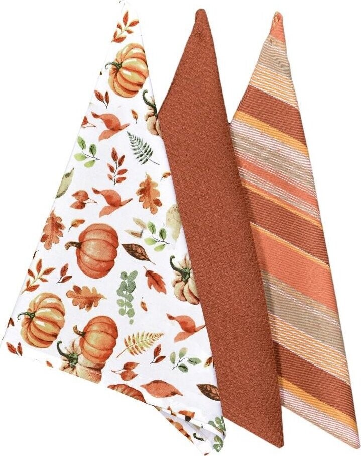 Forbyt Bavlněné utěrky 45 × 70 cm Malé dýně, 3 ks