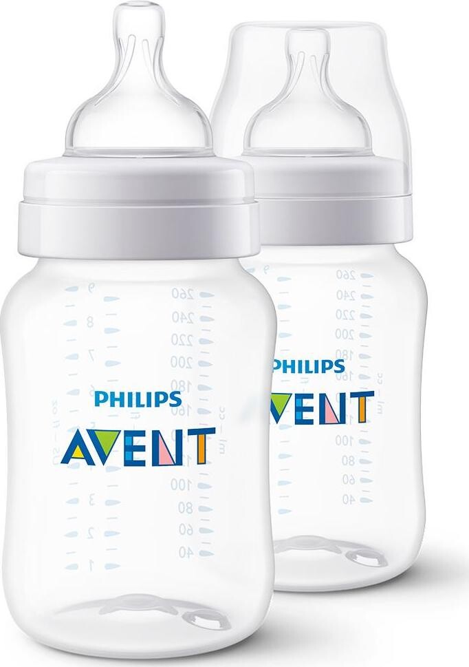 Philips AVENT SCY103/02 Fľaša Anti-colic, 260 ml, 1m+, 2 ks