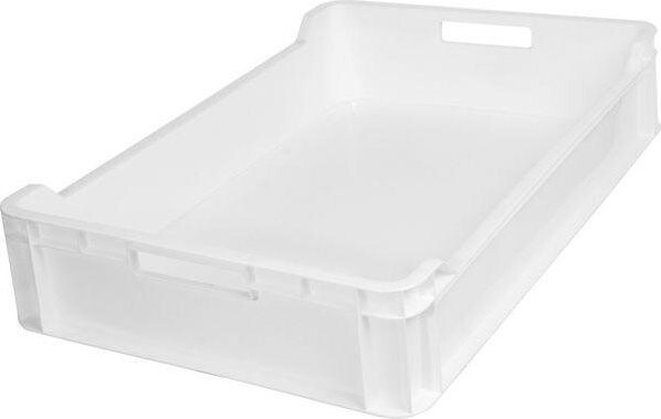 Gastro Prepravka plast 23 l, 60 × 40 × 11 cm, biela