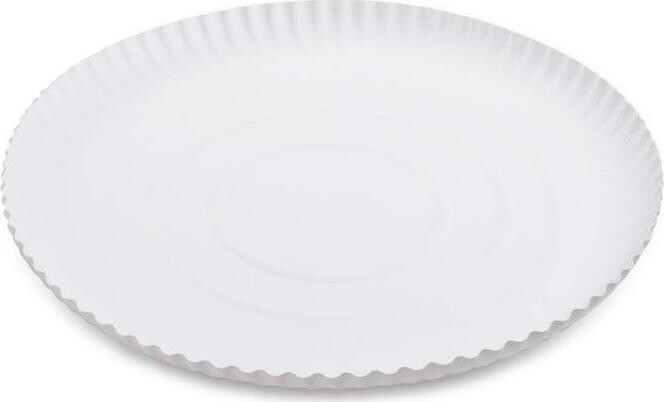 Wimex papírový talíř průměr 26 cm, hluboký, bílý - 50 ks