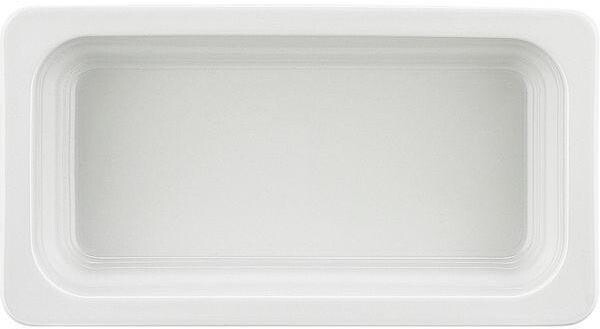 SCHÖNWALD Gastronádoba 1/3 , 325 × 176 mm, v = 100 mm, biela, porcelán