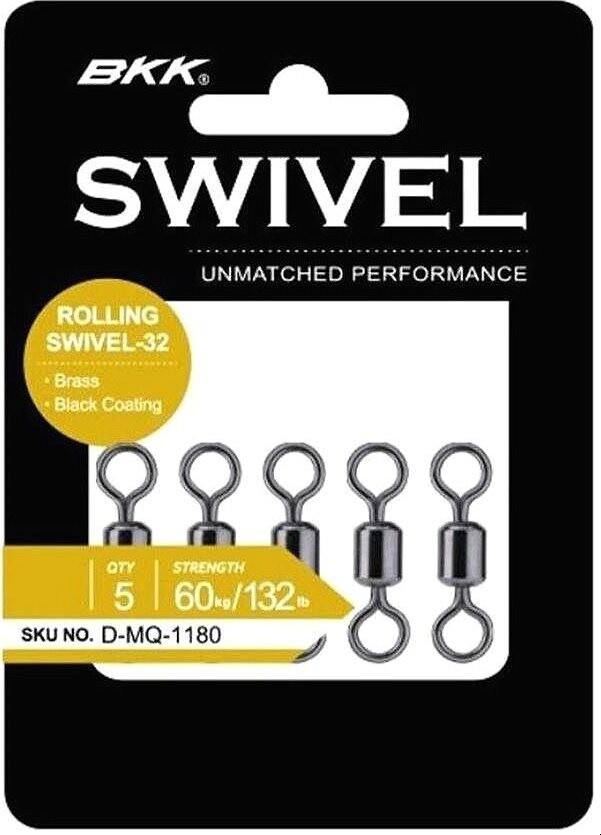 BKK Rolling Swivel-32 Veľkosť 2/0 75 kg 4 ks