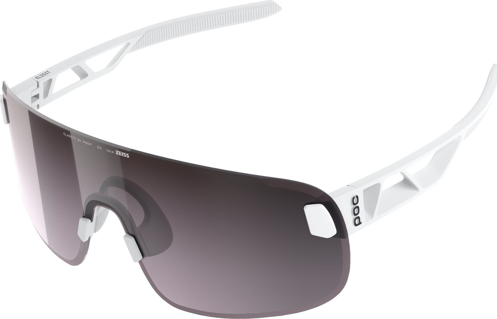 POC Elicit Hydrogen White/Clarity Road/Sunny Silver One