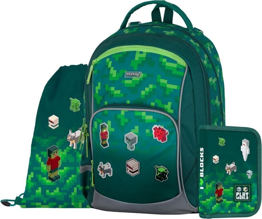 OXYBAG Školská sada 3 ks OXY GO Playworld