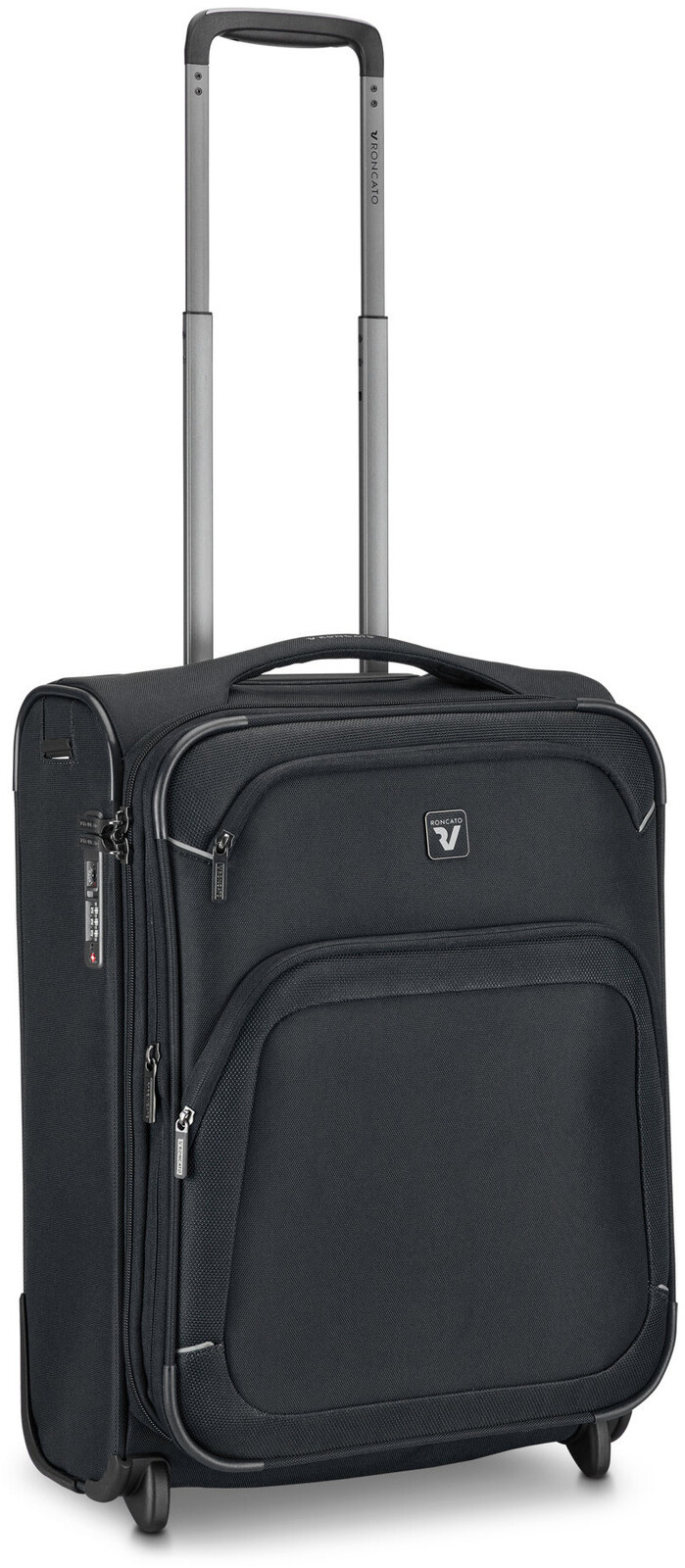 Roncato cestovní kufr GATEWAY S černý 55 × 40 × 20 / 23 cm 2 kolečka
