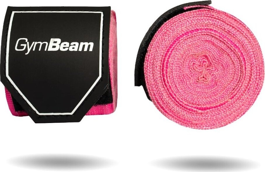 GymBeam Boxerské bandáže 4 m ružové