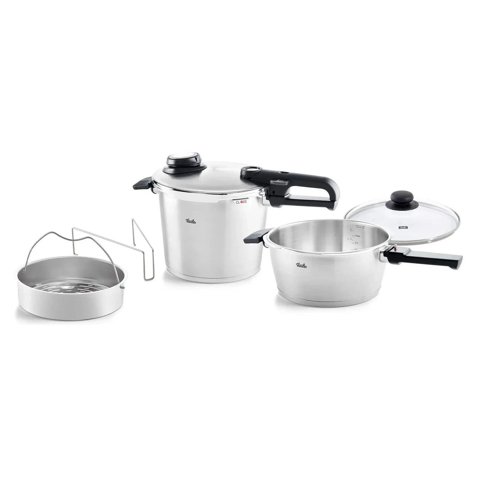 Tlakový hrniec VITAVIT PREMIUM, súprava 2 ks, 6 la 3,5 l, Fissler