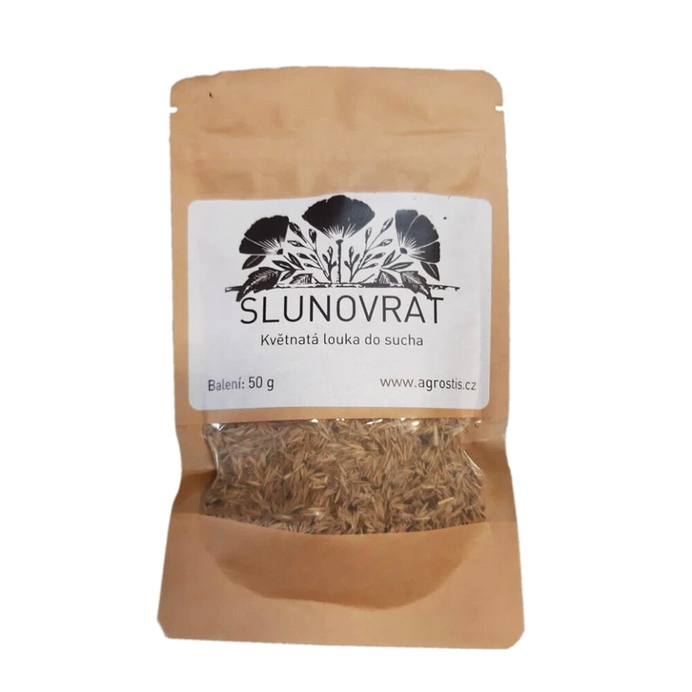 Agrostis Trávníky SLUNOVRAT kvetnatá lúka zmes osív do sucha pre náročných 50 g