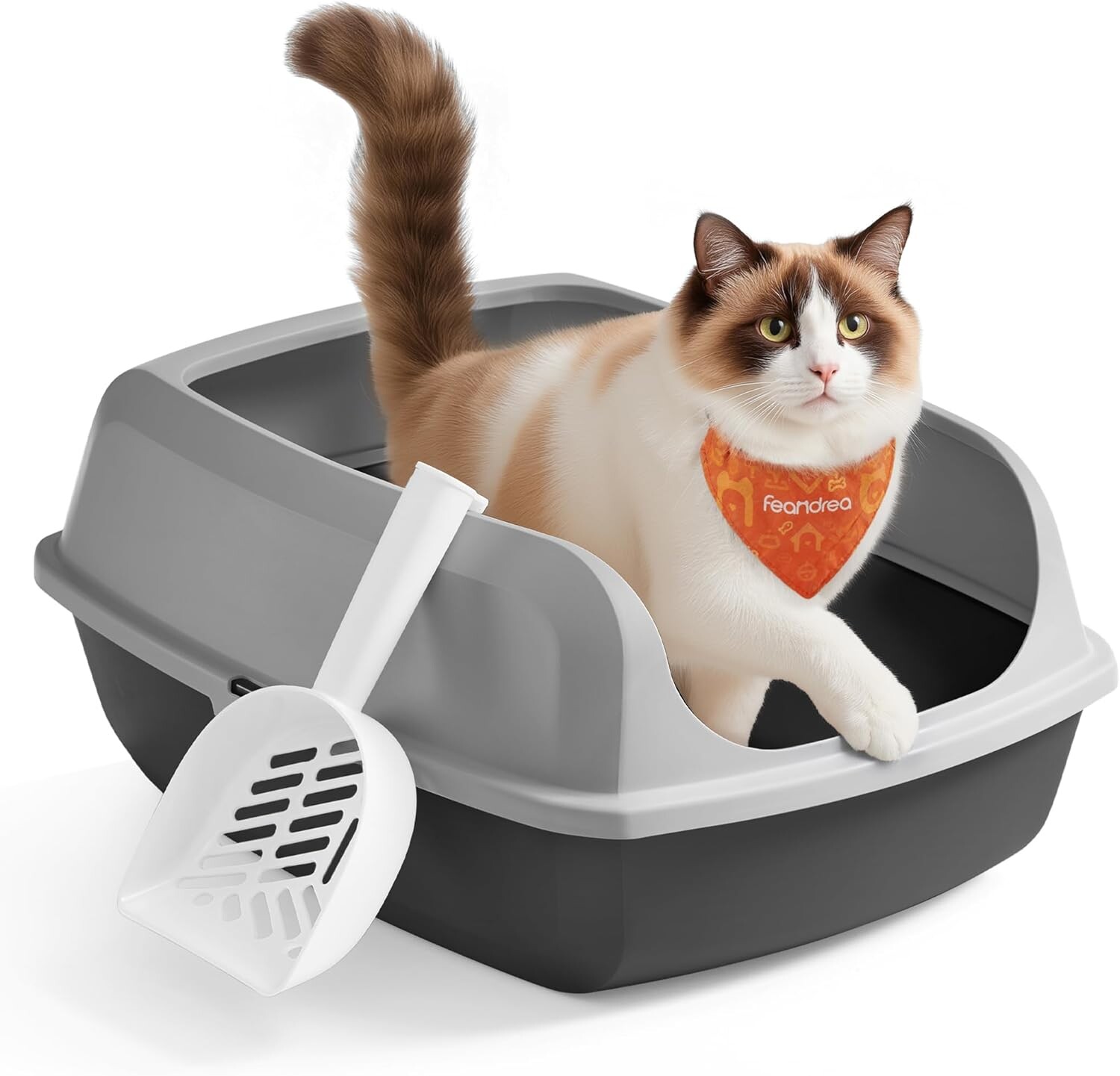 Kočičí toaleta Serios 50,5 cm šedá