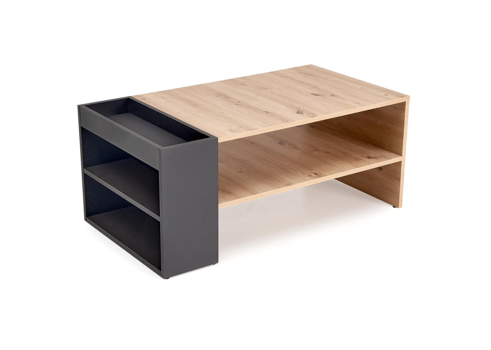 Konferenční stolek MURCIA 100 cm dub artisan/černý