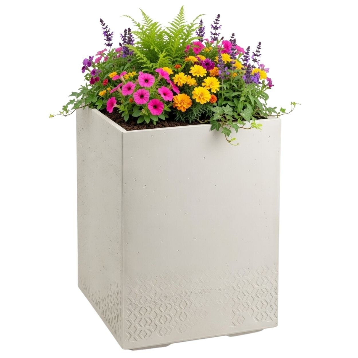 Květináč na kolečkách BETONIQUE 60x40 cm beton béžový