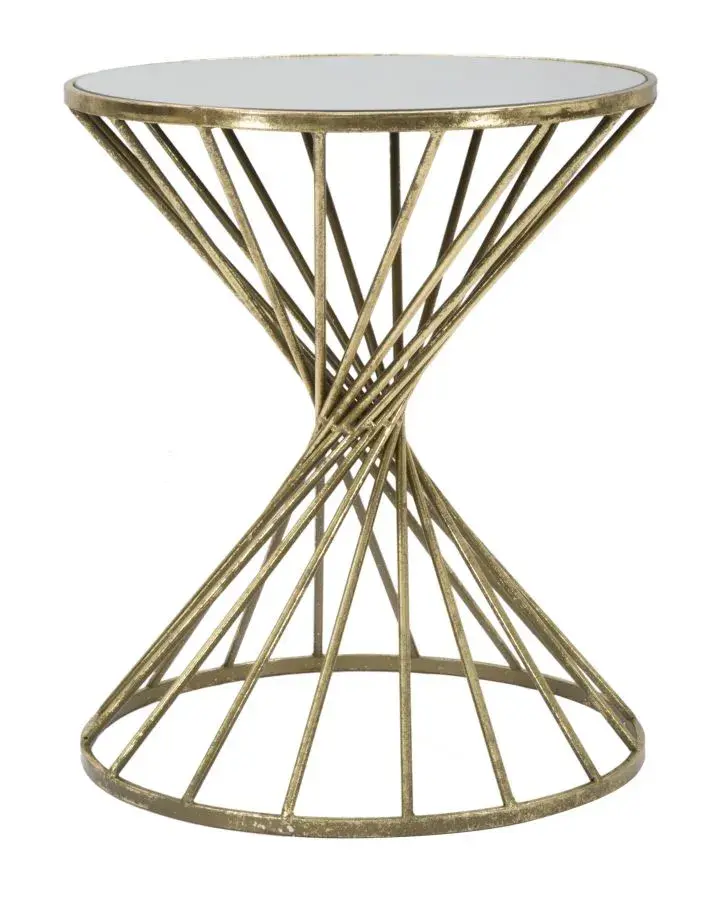 Odkládací stolek Hypnos 50 cm zlatý