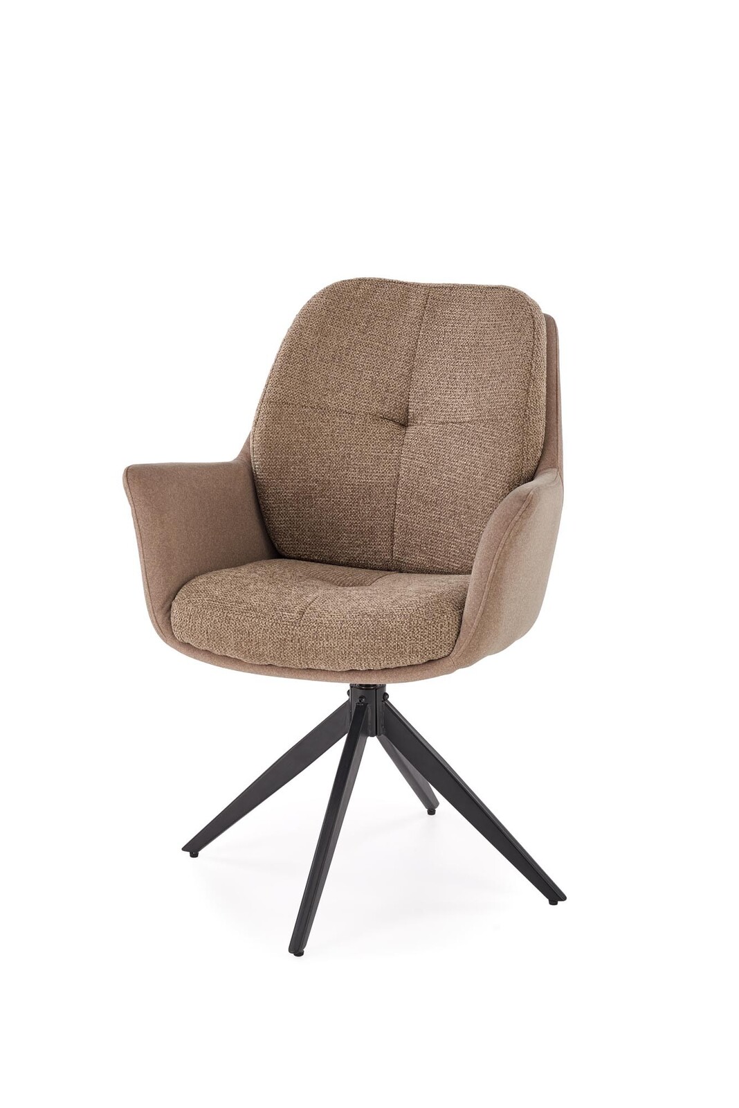 Otočné jídelní křeslo K591 hnědé