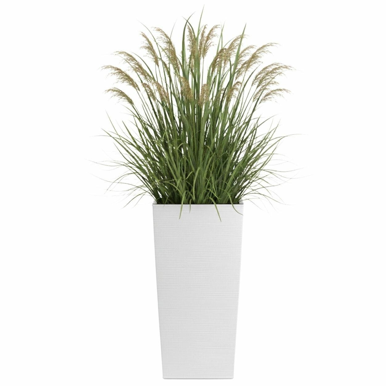 Plastový květináč Porto Riflo 57x29,5x29,5 cm bílý