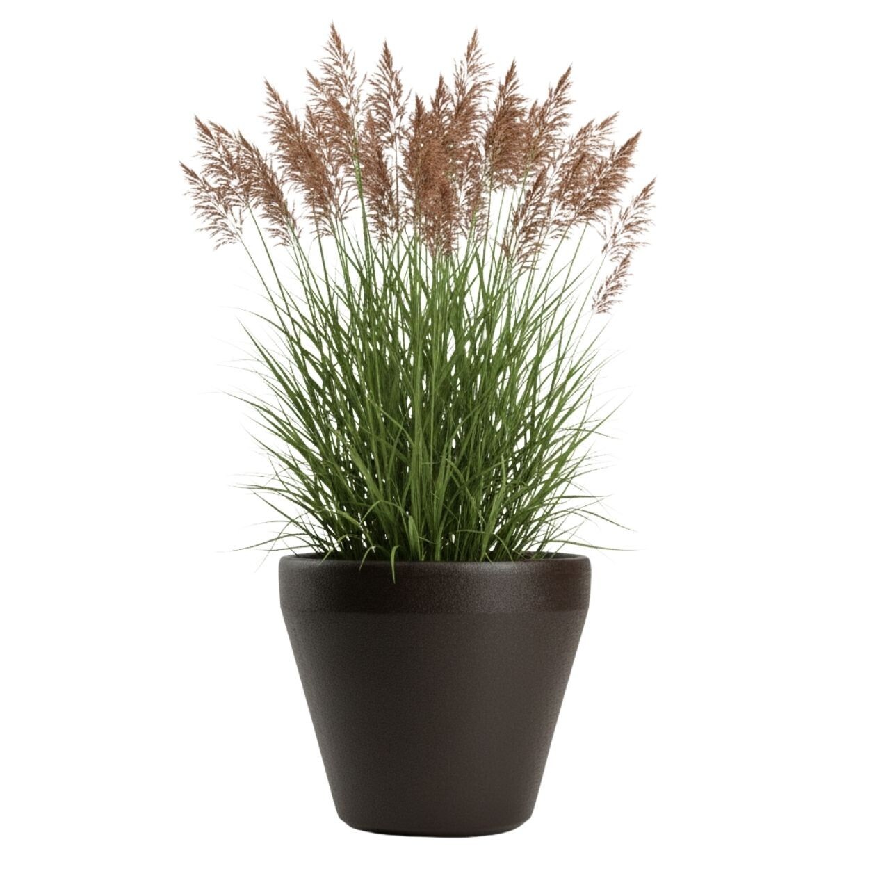 Plastový květináč Purea 49,4x55,4 cm mokka hnědý