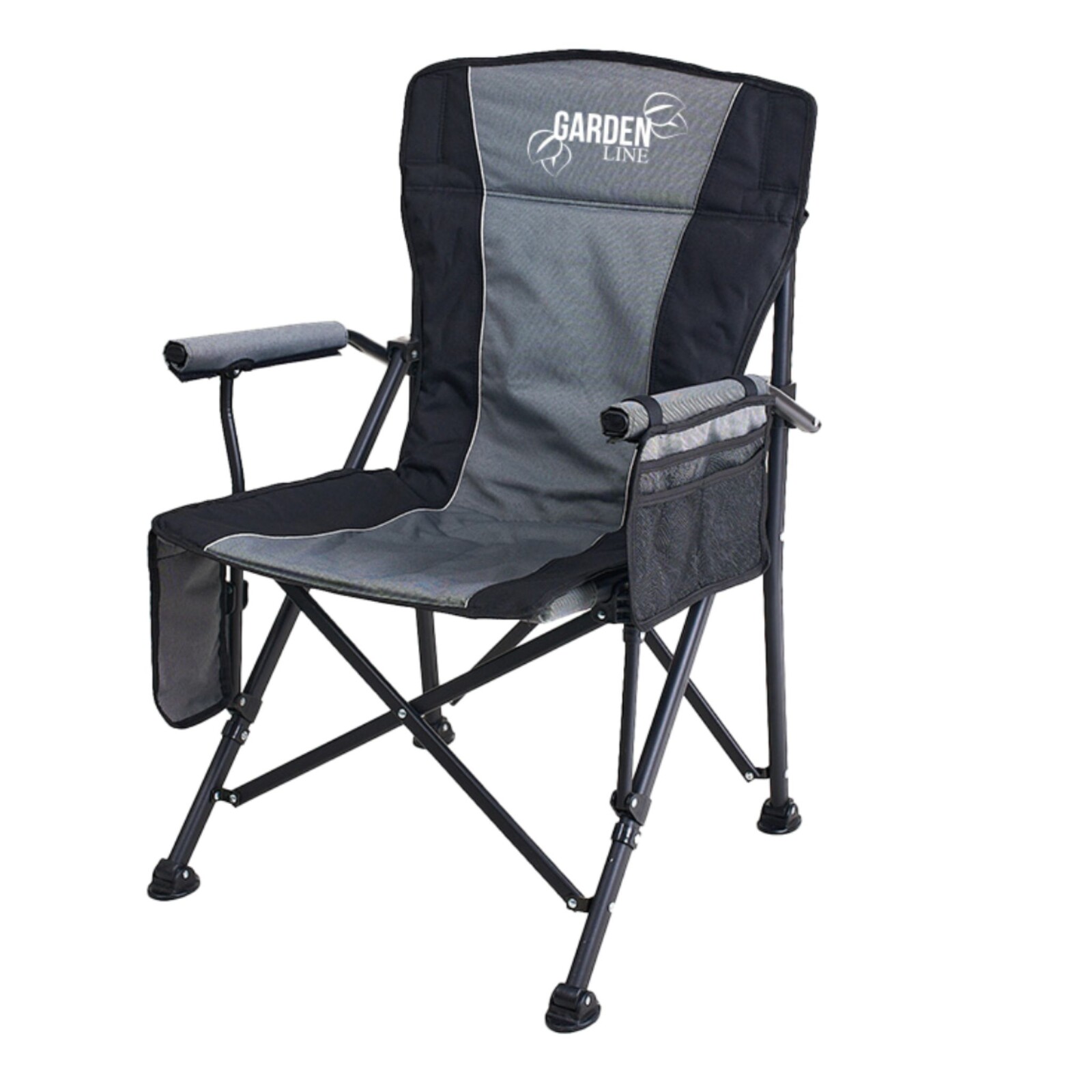 Skládací turistická židle s vyhříváním Higgins šedá