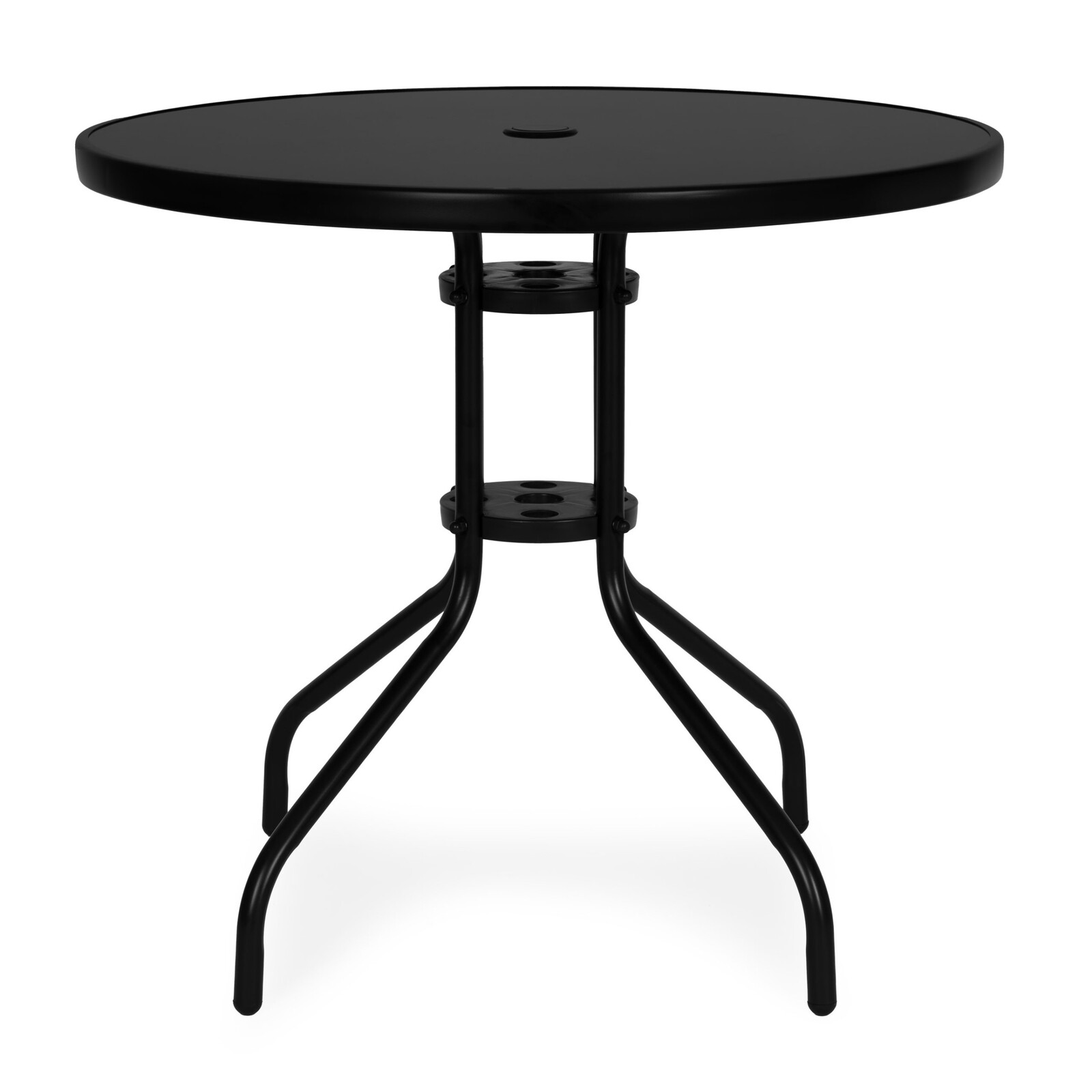 Zahradní stůl SOLO 80 cm černý