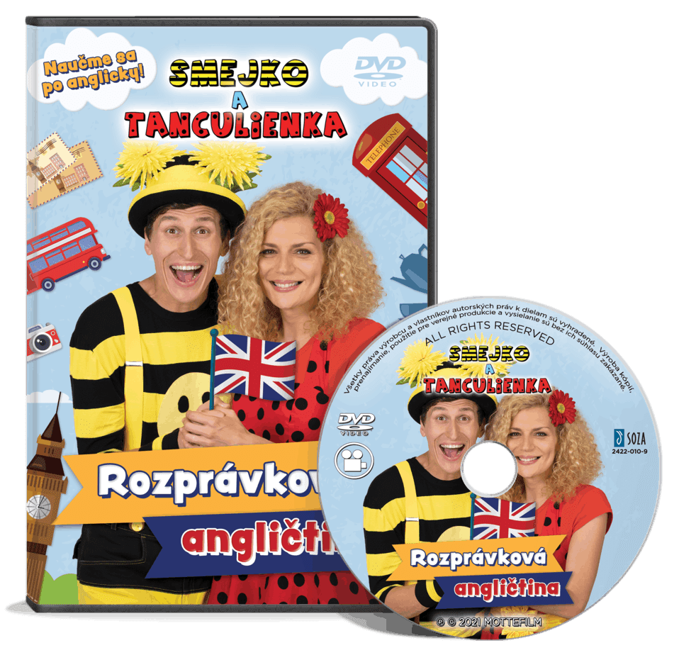Smejko a Tanculienka: Rozprávková angličtina DVD