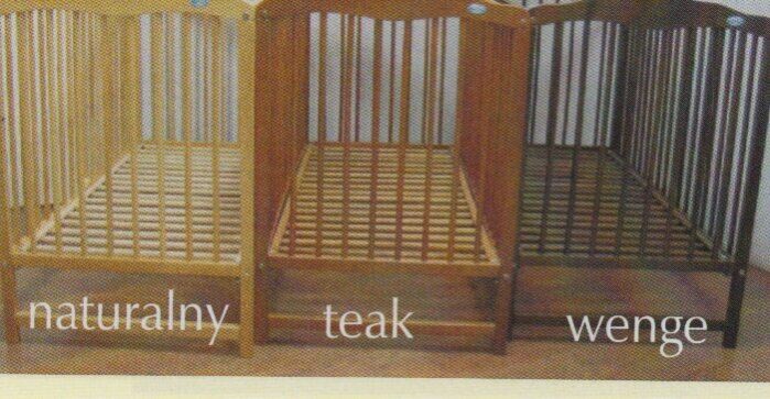CDC 8880 Postieľka bukový masív Teak 120x60 vyberateľné tyčky - poškodený obal